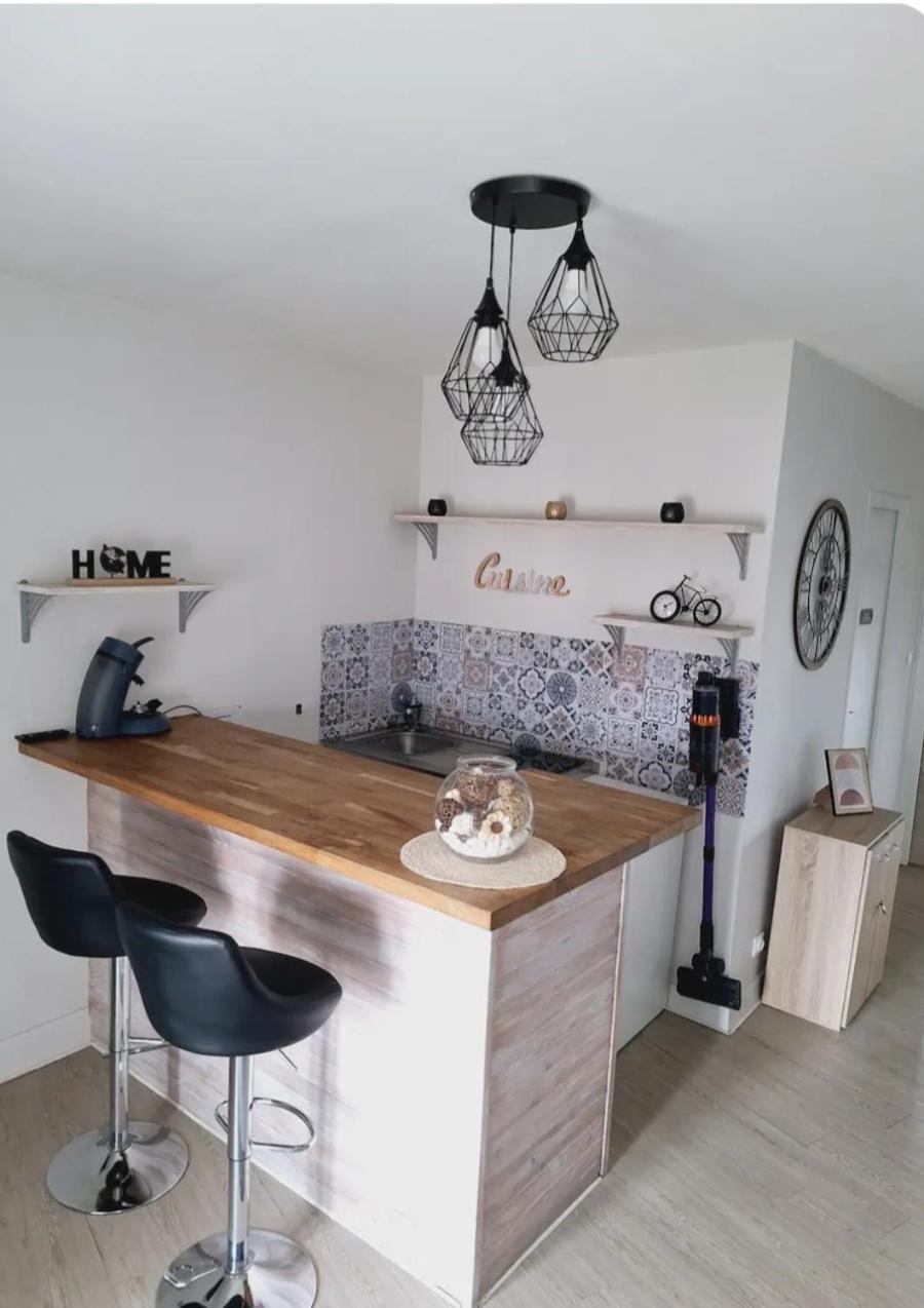 Appartement F2 Centre-Ville Issoire Avec Jolie Vue Eksteriør billede